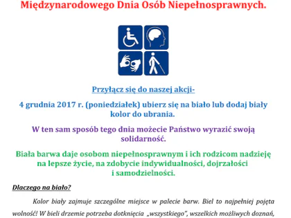 Plakat akcji „Bądź niezależny – zerwij krępujące więzy” z okazji Dnia Osób Niepełnosprawnych
