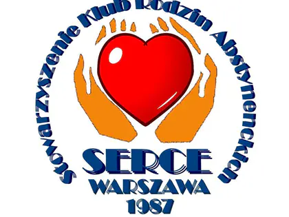 Logo Stowarzyszenia Klub Rodzin Abstynenckich Serce Warszawa 1987
