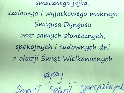 Życzenia od Uczniów z Długiej